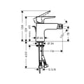 Miniatyrbild 2 av 2: TALIS E Bidet blandare Krom Hansgrohe