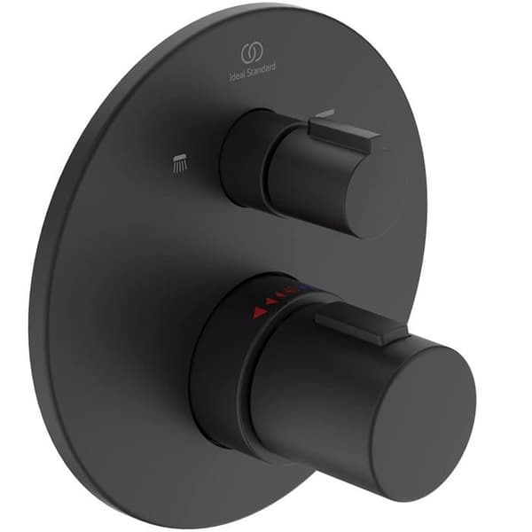 Idealisk standard badrumskranar - A5815XG - Ceratherm C100 badtermostat, sidensvart