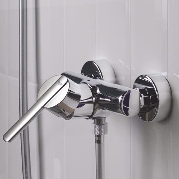 Engrepps duschblandare - GROHE - Feel - Väggmontering - S-formade anslutningar - 5 års garanti