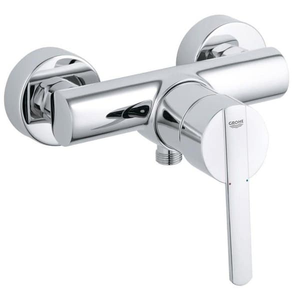 Engrepps duschblandare - GROHE - Feel - Väggmontering - S-formade anslutningar - 5 års garanti