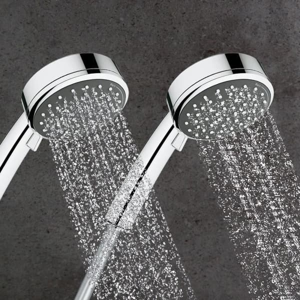 GROHE Vitalio Comfort 100 Krom duschset - 2 strålar - Duschstång 600 mm - Flexibel 1750 mm