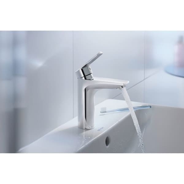 Duravit FreshStart Engrepps tvättställsblandare M - Högblank krom - utan spill - N11021002010