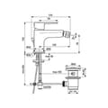 Miniatyrbild 2 av 4: Ideal Standard BC705AA Cerafine O Bidéblandare Krom