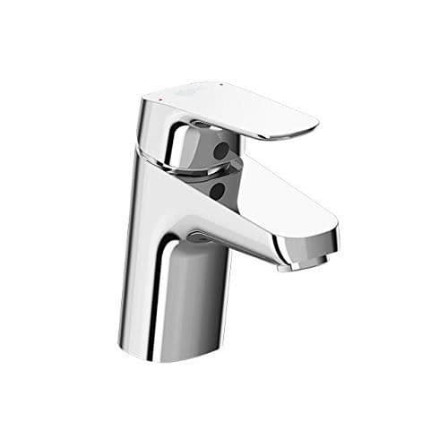 Ideal Standard Ceraflex Tvättställsblandare/Blandare - Funktion + Metalltåg Dräneringsknapp G1 ¼, Blues Tart,