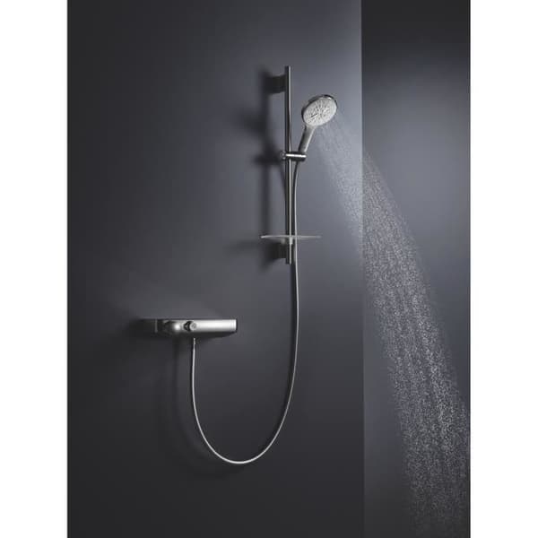 GROHE Grohtherm SmartControl termostatisk duschblandare 34719000- Tvålkopp -Temperaturbegränsare -Vattenbesparande- Krom