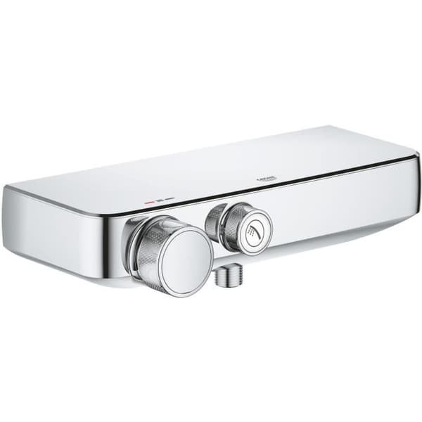 GROHE Grohtherm SmartControl termostatisk duschblandare 34719000- Tvålkopp -Temperaturbegränsare -Vattenbesparande- Krom