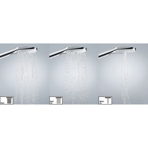 Handdusch - hansgrohe - Raindance Select E 120 - 3 strålar - Krom - Vattenbesparing