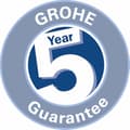 Miniatyrbild 3 av 3: Engrepps bad-/duschblandare - GROHE - BauEdge - Krom - Handdusch - Vattenbesparande