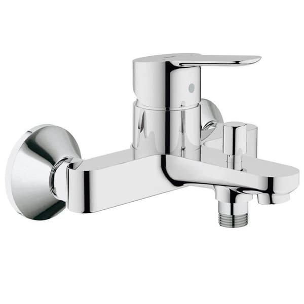 Engrepps bad-/duschblandare - GROHE - BauEdge - Krom - Handdusch - Vattenbesparande