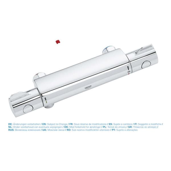 GROHE Grohtherm 800 termostatisk duschblandare - Metall - Krom - EcoJoy® - SafeStop - TurboStat