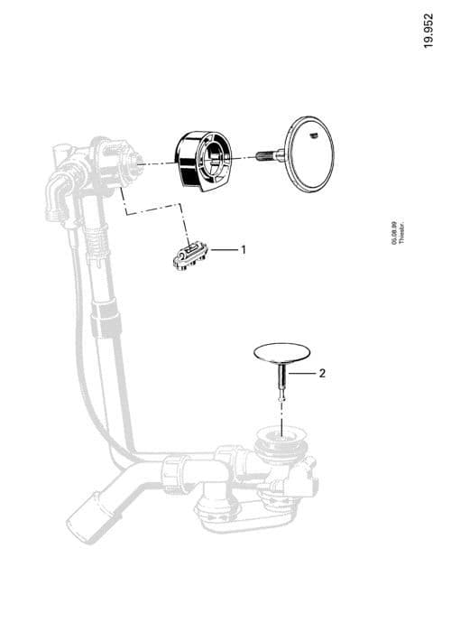 Badrumsarmatur Grohe - 19952KF0