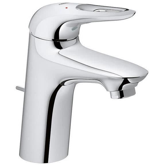 Eurostyle Ecojoy tvättställsblandare - GROHE - 33558003 - Vattensparande - Krom - Fast