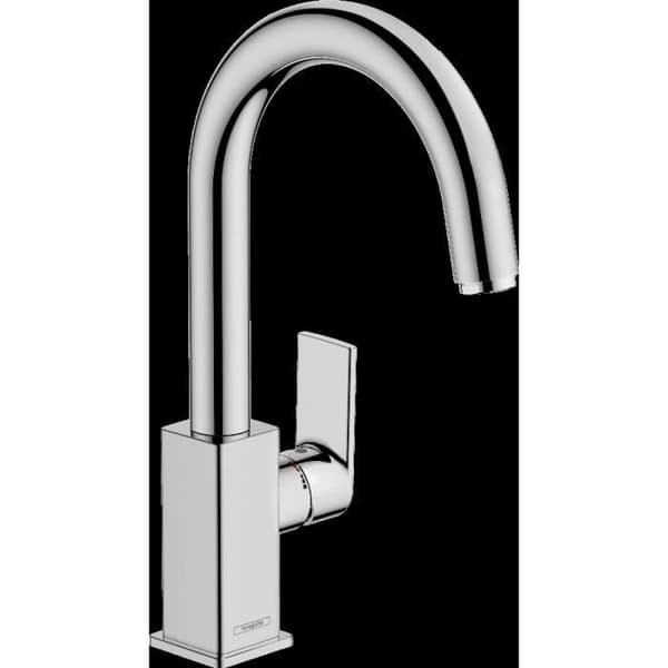 HANSGROHE Vernis Shape tvättställsblandare med utdragbar och förkromat syntetavfall - 71564000