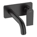 Miniatyrbild 1 av 4: Inbyggd väggmonterad handfatblandare Hansgrohe Vernis Shape, EcoSmart matt svart