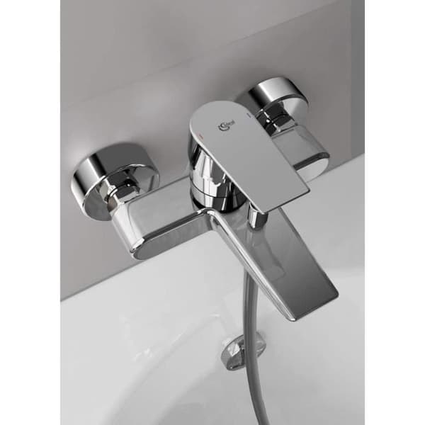 Utomhusblandare Badkar - Ideal Standard - Ceramix New - Kromad - Keramik - 1 handtag
