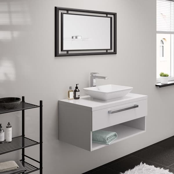 Handfatblandare - HANSGROHE - Vernis Shape - Kromad - Dragvipp - Plastavlopp