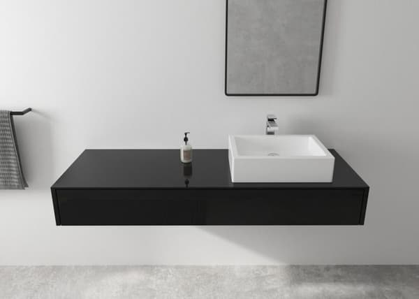 Handfatblandare - HANSGROHE - Vernis Shape - Kromad - Dragvipp - Plastavlopp