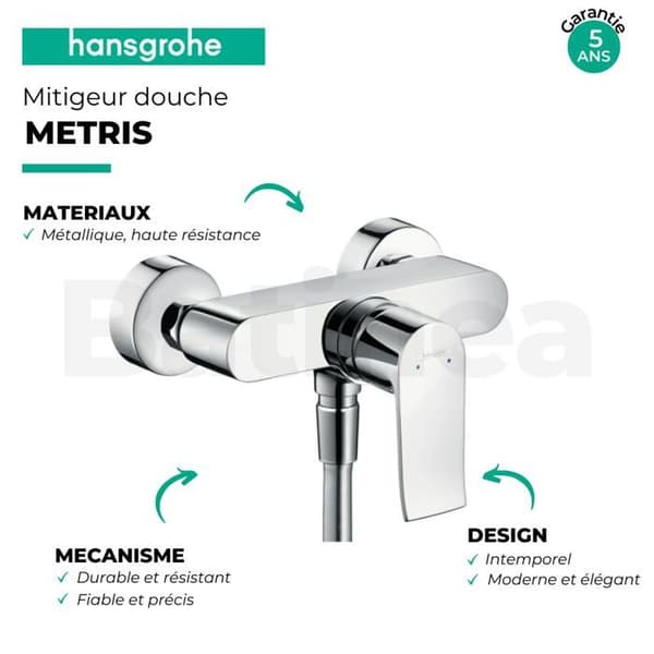 METRIS Hansgrohe Duschblandare - Krom