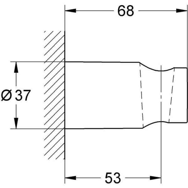 GROHE - Vægmonteret bruserholder