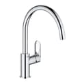 Miniatyrbild 1 av 3: Grohe Start Loop diskbänksblandare - Krom - Hög vridbar pip - 28 mm keramisk patron
