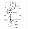Miniatyrbillede 6 af 6: Kitchen Tap Grohe  Blue Pure StartCurve Metal C-formet