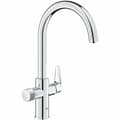Miniatyrbillede 1 af 6: Kitchen Tap Grohe  Blue Pure StartCurve Metal C-formet