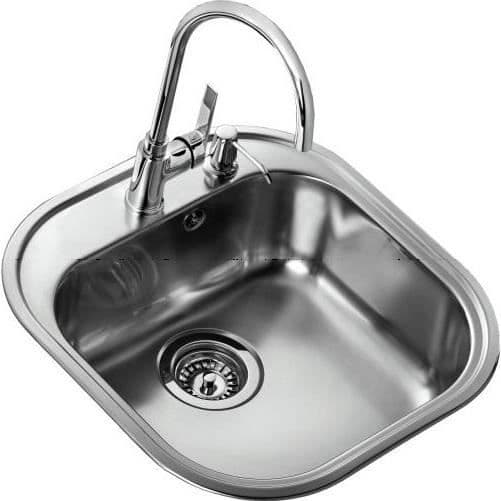 TEKA Sink Pack TEKAWAY STYLO 1C - IN 995 - 18/10 rostfritt stål - Svanhals