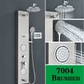 Miniatyrbillede 2 af 2: Bruserpanel, regnbruserhoved, roterende SPA-dyser,7004 Nikkel