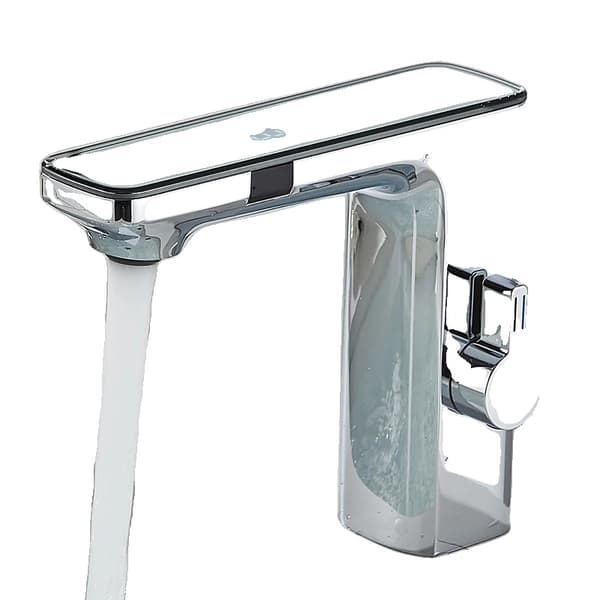 Smart Basin Faucet, LCD Temperaturdisplay, Handsfree Drift,Chrome-sensor