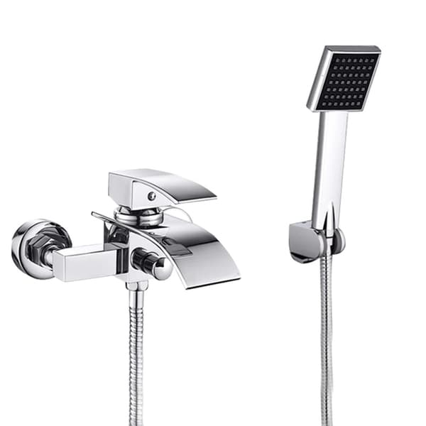 Badeværelsesarmatur, Messingkonstruktion, Moderne Design,Chrome B