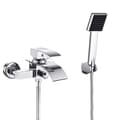 Miniatyrbillede 1 af 2: Badeværelsesarmatur, Messingkonstruktion, Moderne Design,Chrome B