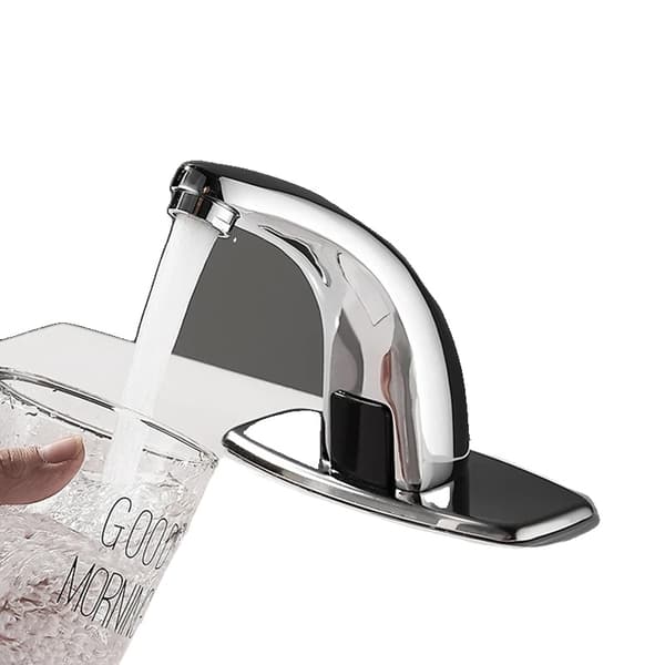 Sensor Basin Faucet, Touch Control, Hot & Cold Water,Chrome