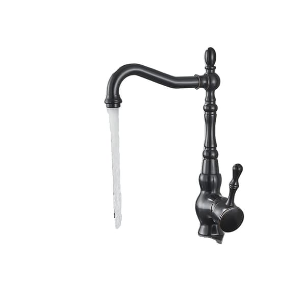 Retro vaskeskuffe, holdbar messingkonstruktion, elegant antik finish,Sort bronze Høj