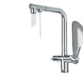 Miniatyrbillede 1 af 2: Renset Køkkenvandhane, Utrækbar Spray, Dobbelt Håndtag Kontrol,Chrome A