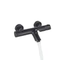 Miniatyrbillede 1 af 2: Termostatisk brusearmatur, varme- og kuldekontrol, badeværelsesblanderhane,Matte Sort E