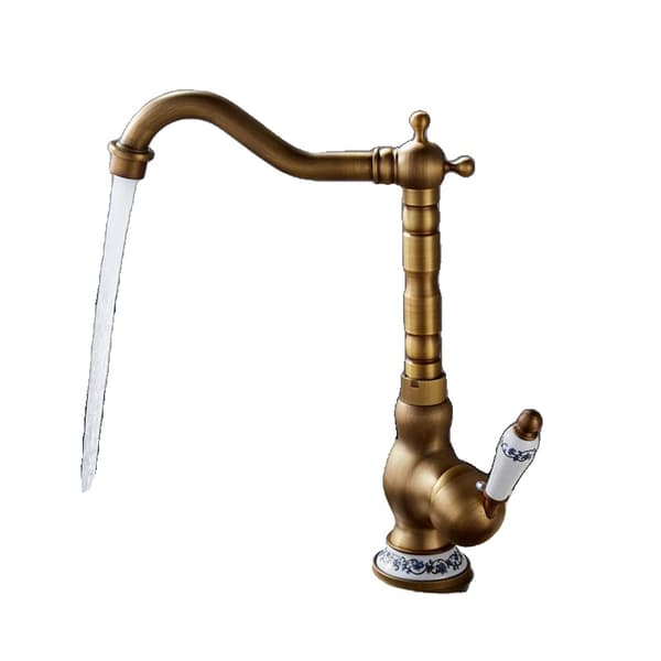 Retro vaskeskuffe, antik finish, enkelt håndtag kontrol,antik