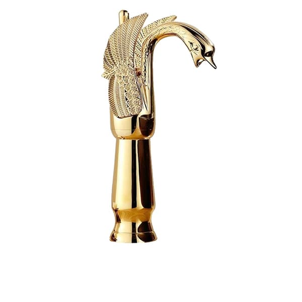 Guld Basin Vandhane, Moderne Design, Holdbar Metal Konstruktion,Gylden Høj