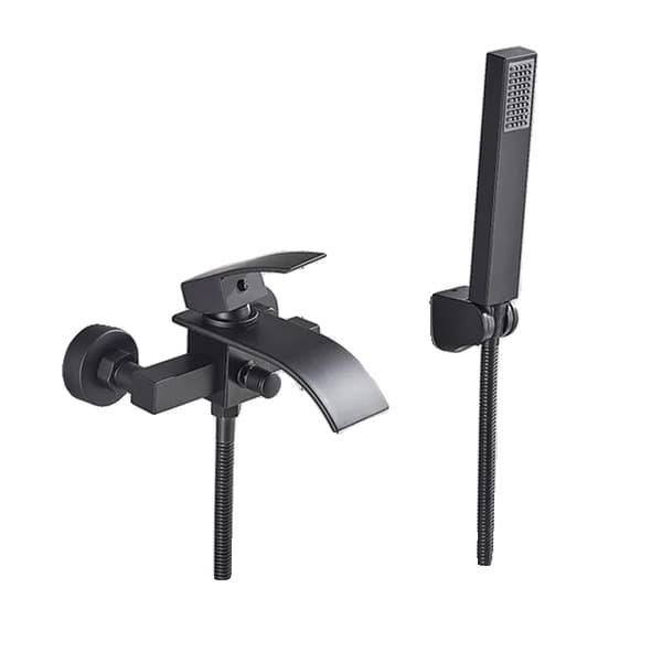 Elegant Brusesæt, Moderne Design, Nem Temperaturkontrol,Matte Sort C