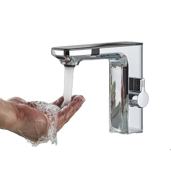 Intelligent Vandhane, LED Temperaturvisning, Dobbelt-Sensor Teknologi, Chrome