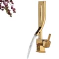 Miniatyrbillede 1 af 2: Basinarmatur, Messingkonstruktion, Moderne Stil,Guld