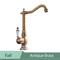 Miniatyrbillede 2 af 2: Badeværelsesarmatur, antik messing finish, 360 graders rotation, Antique Tall B