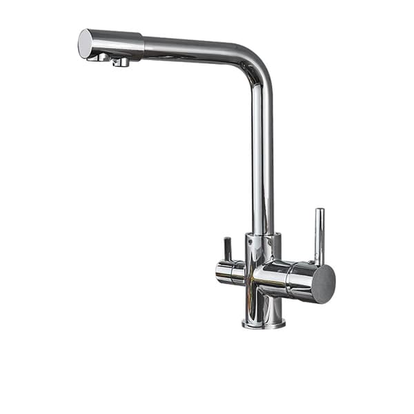 Vandfilter Køkkenarmatur, Dobbelt Håndtag Kontrol, Moderne Design,Chrome