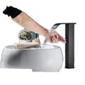 Miniatyrbillede 1 af 2: Automatisk Sense Bassinarmatur, Berøringskontrol, Vandfaldsfunktion,Sort A