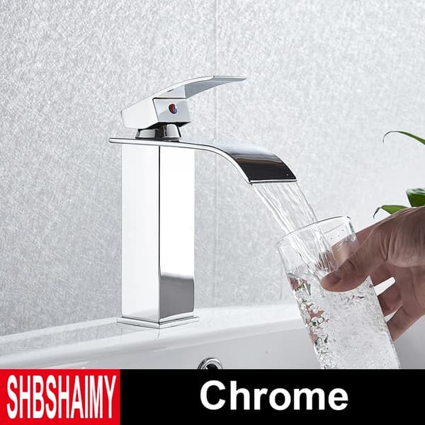 Moderne Vaskevandhane, Enkelt Håndtag Blander, Montering på Dæk,Chrome