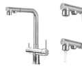 Miniatyrbillede 1 af 2: Filtreret køkkenarmatur, dobbelt sprøjtefunktion, moderne design,Nikkel opgradering