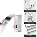 Miniatyrbild 1 av 2: Smart Sensor Basin Faucet, Automatisk Sensor, Vattenfall Dispensera,: krom kort