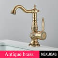 Miniatyrbillede 2 af 2: Bassinarmatur, Vintage Finish, Klassisk Design,Antik messing