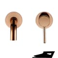 Miniatyrbillede 1 af 2: Badeværelsesvægmonteret Armatur Sæt, Holdbar Messing Konstruktion, Glat Keramisk Ventil,RG-260mmRG-260mm