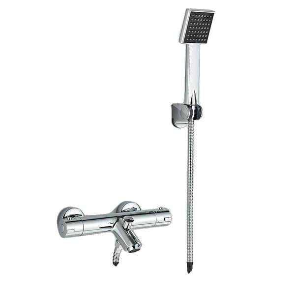 Termostatisk brusearmaturer, temperaturkontrol, varm og kold blanding., Chrome 2