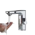 Miniatyrbillede 1 af 2: Smart Sensor Håndvaskarmatur, Berøringsfri Betjening, Holdbar Messing Konstruktion,Chrome